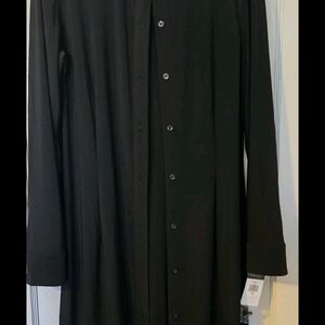 NWT Ralph Lauren Womens Shirt Dress  14 Formal Classic Sleek Flattering Stretchy